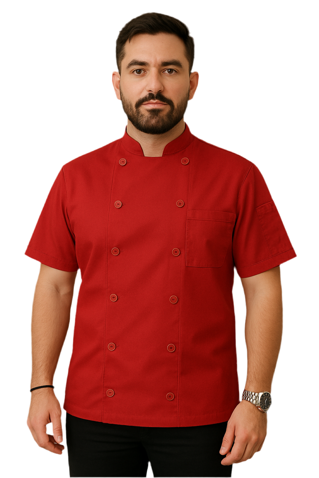 CHEF COAT RED